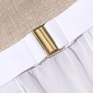 Falda larga color blanco