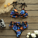 Bikini multicolor azul