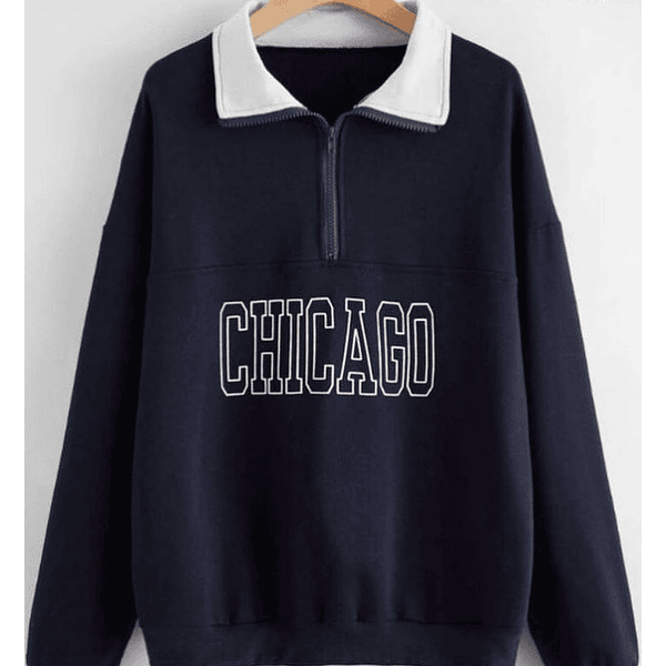 Polerón Chicago Azul marino