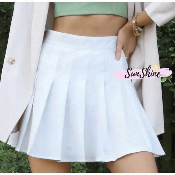 Falda blanca tabla 