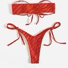 Bikini rojo bandeau