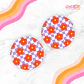 Retro Flowers Car Coaster - thumbnail 1