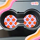 Retro Flowers Car Coaster - thumbnail 2