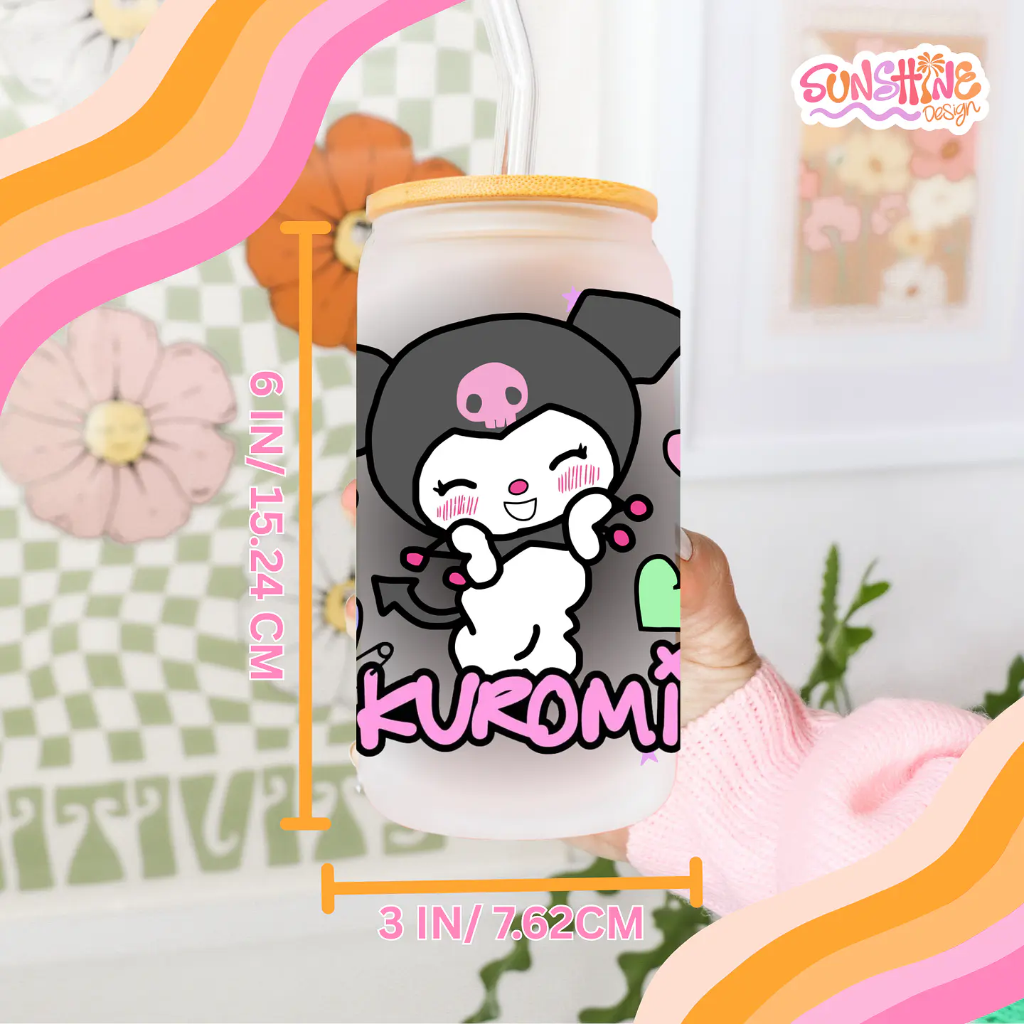 Kuromi Glass Cup 5