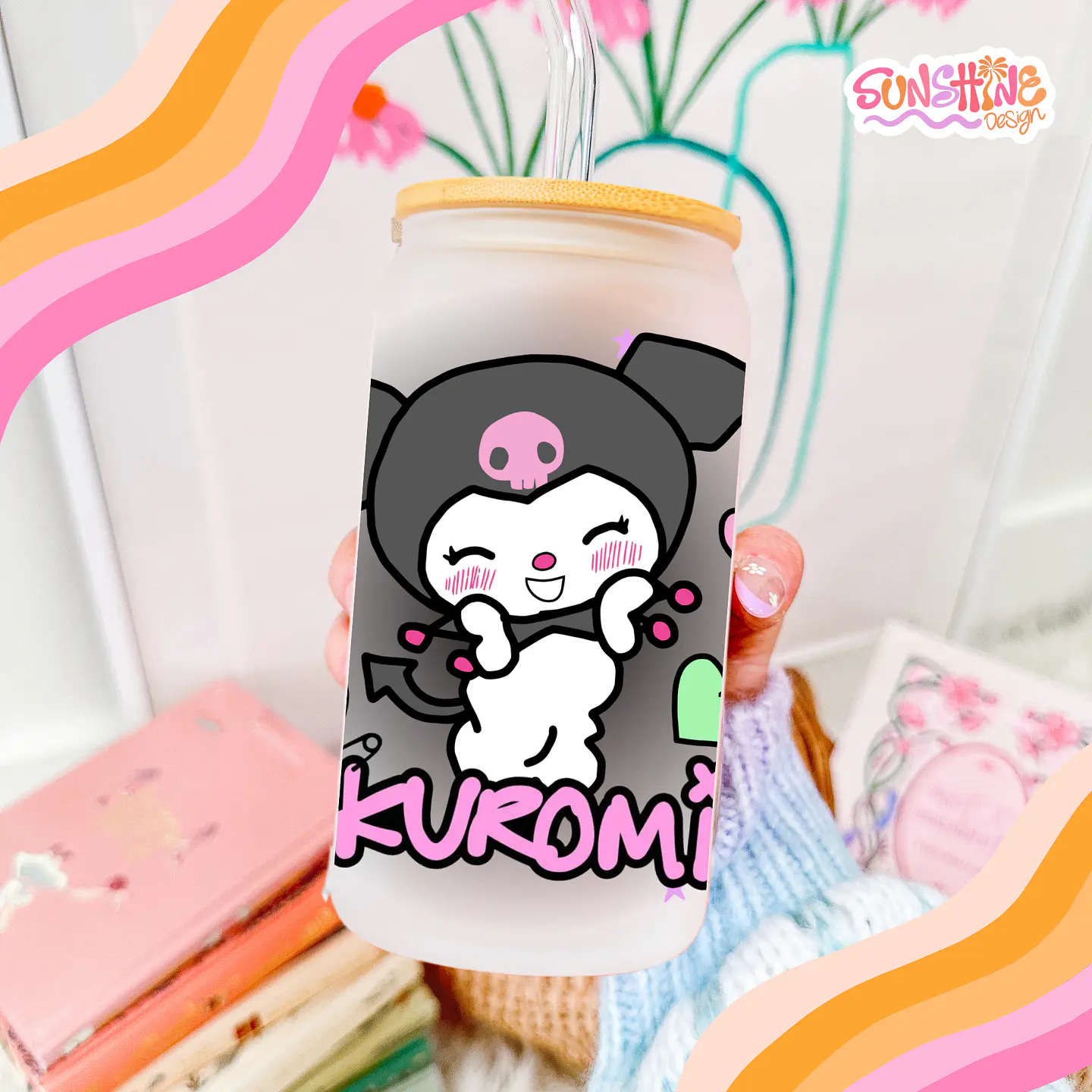 Kuromi Glass Cup 2