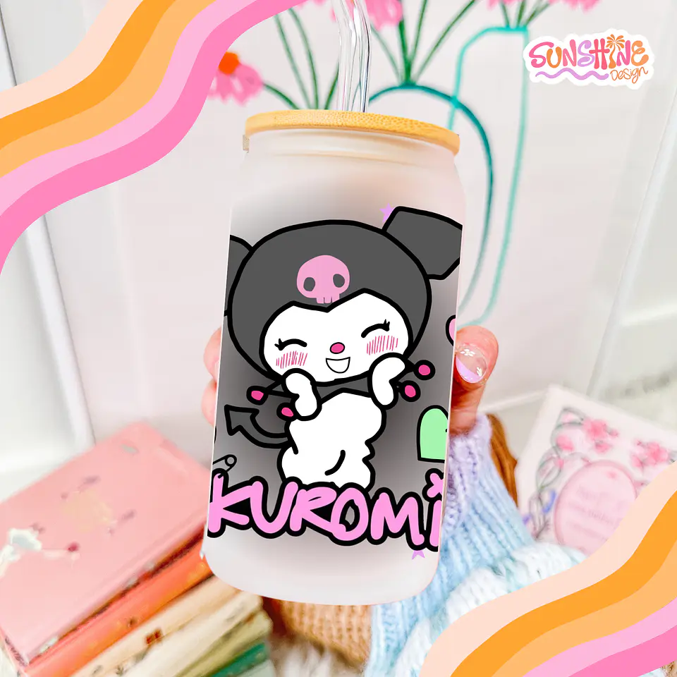 Kuromi Glass Cup 2