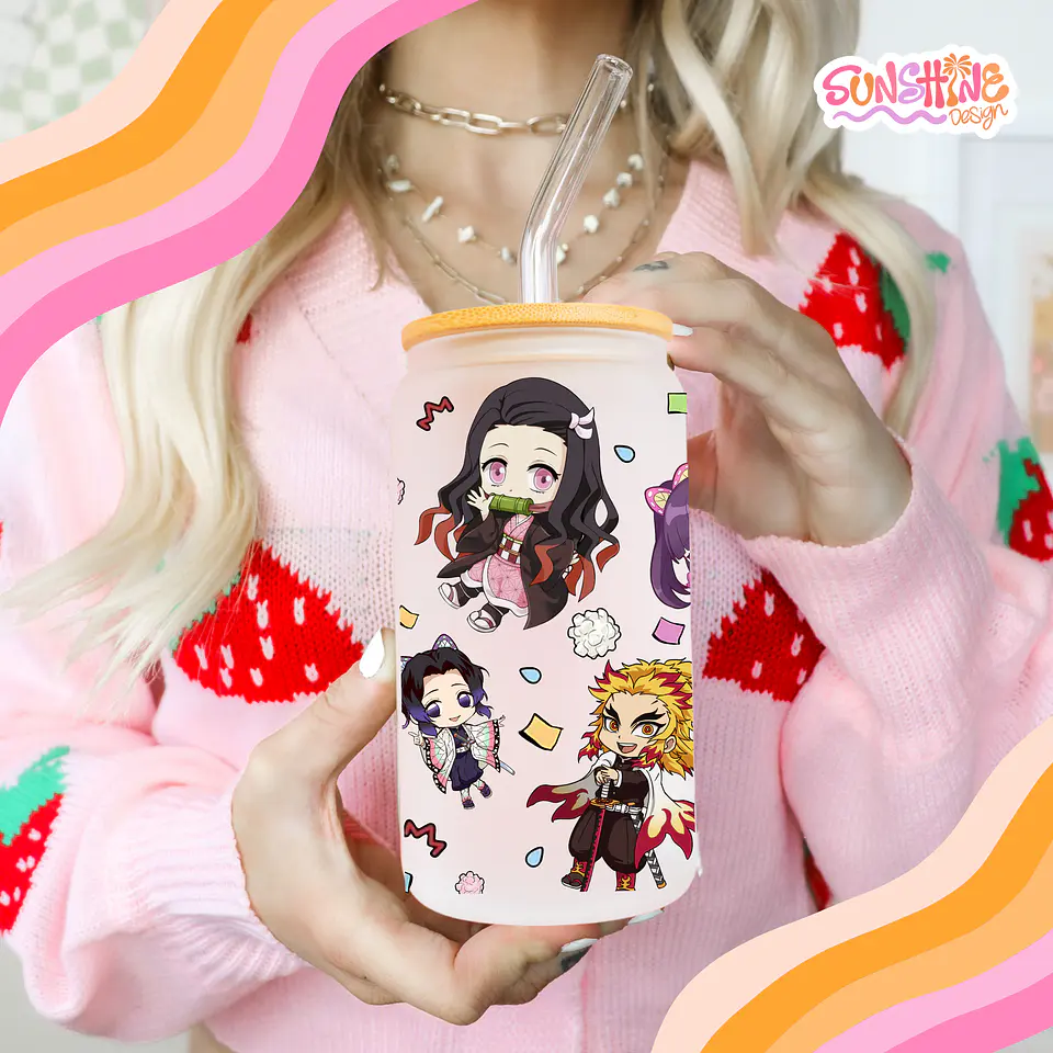 Demon Slayer Glass Cup 1