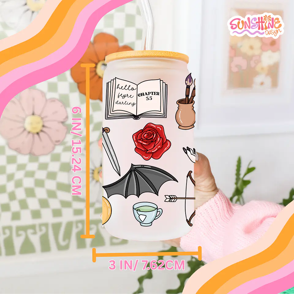 ACOTAR Glass Cup 5