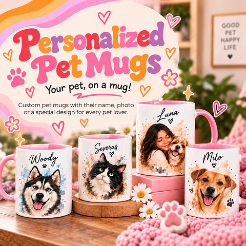 Personalized Your Own Pet Mug 