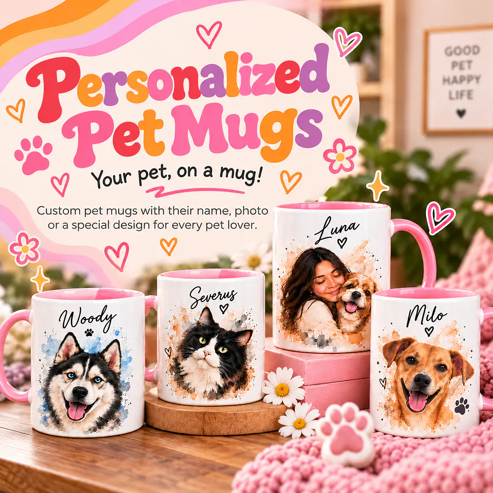 Personalized Your Own Pet Mug  1