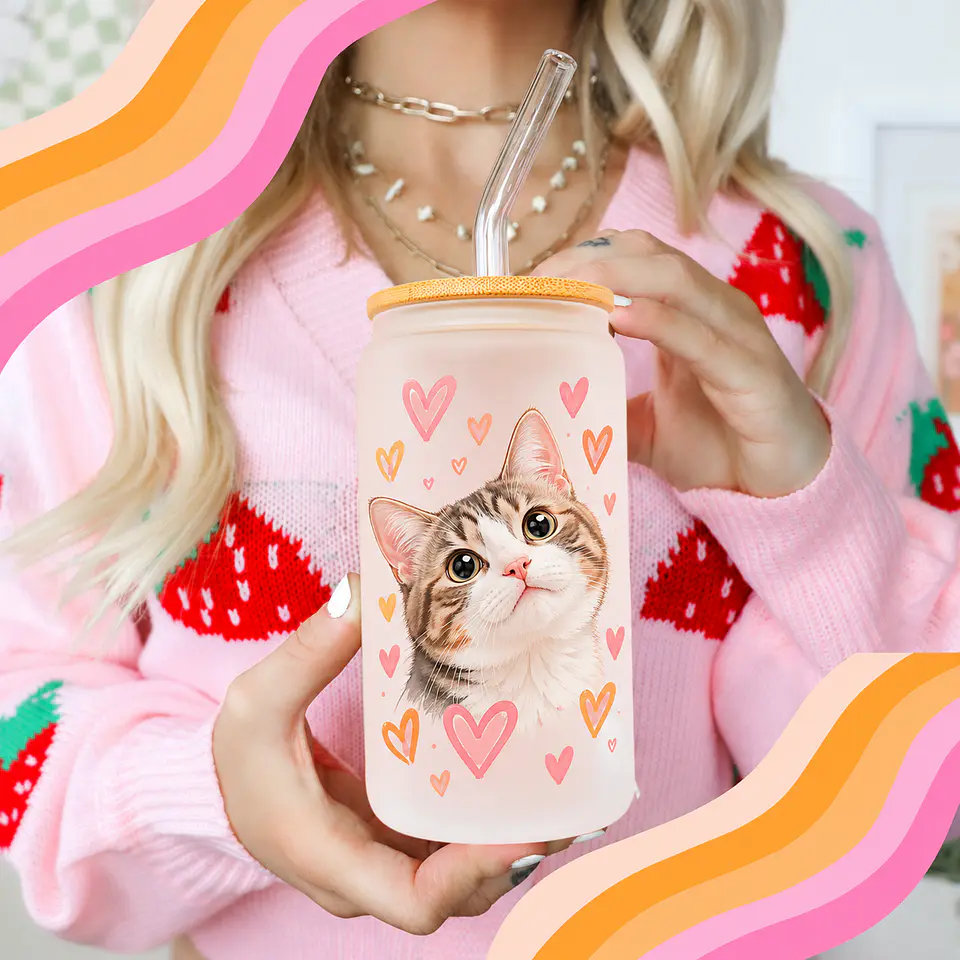 Personalized Pet Glass Cups 2