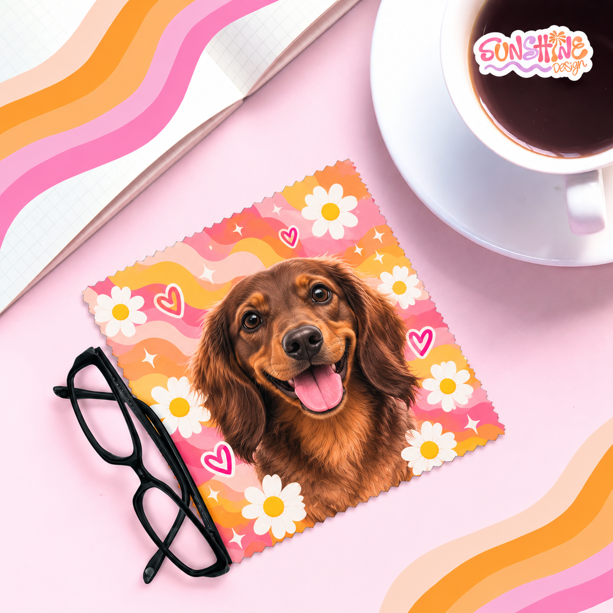 Personalized Your Pet Glasses Cloth 2