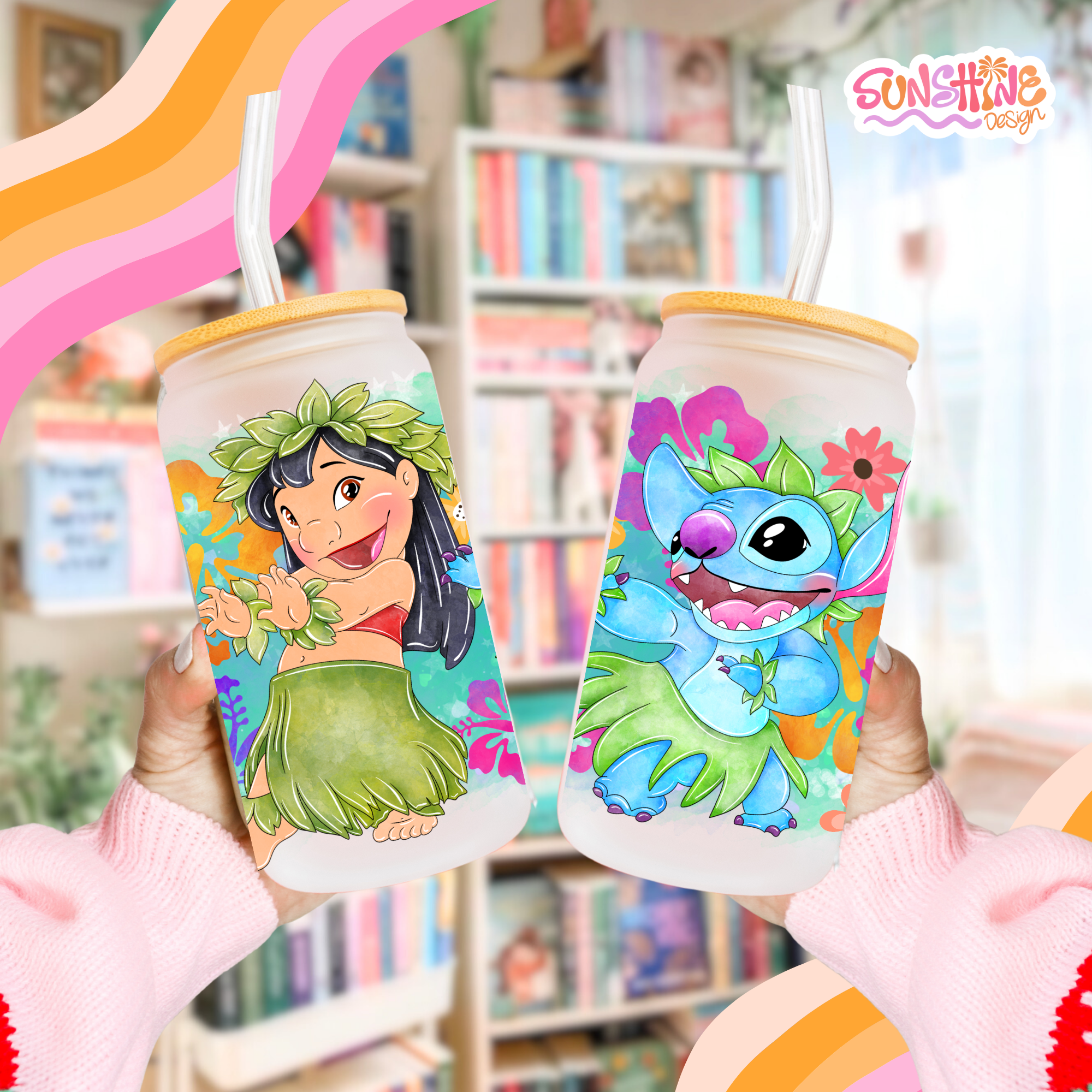 Stitch Glass Cup  3