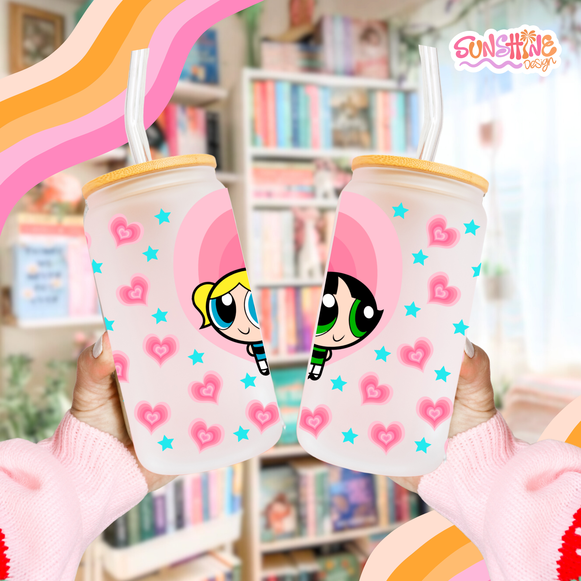 Powerpuff Girls Glass Cup 2