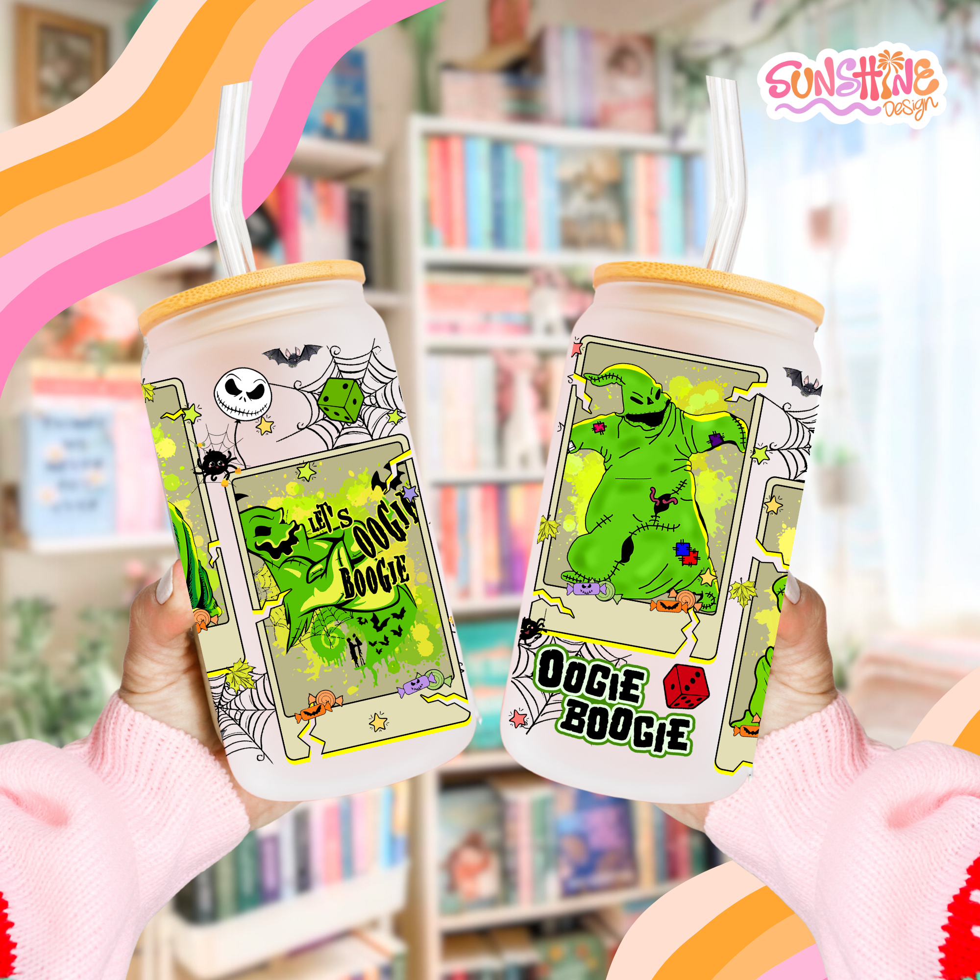Ooogie Bogie Glass Cup  3