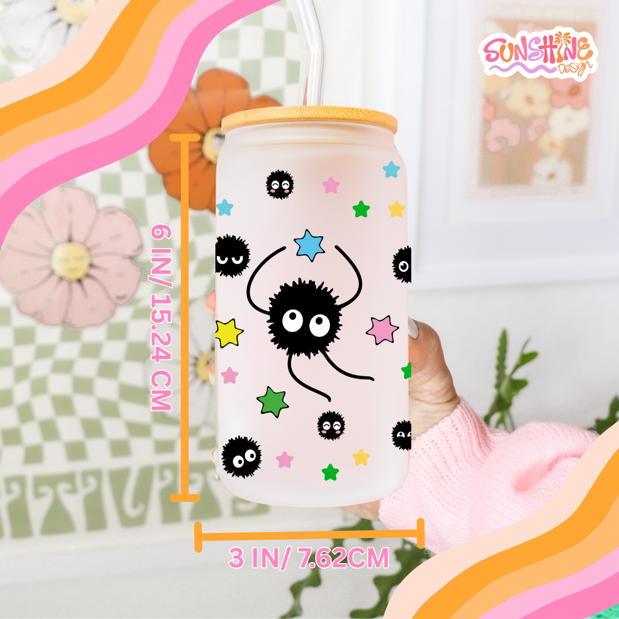 Soot Sprite Glass Cup 4