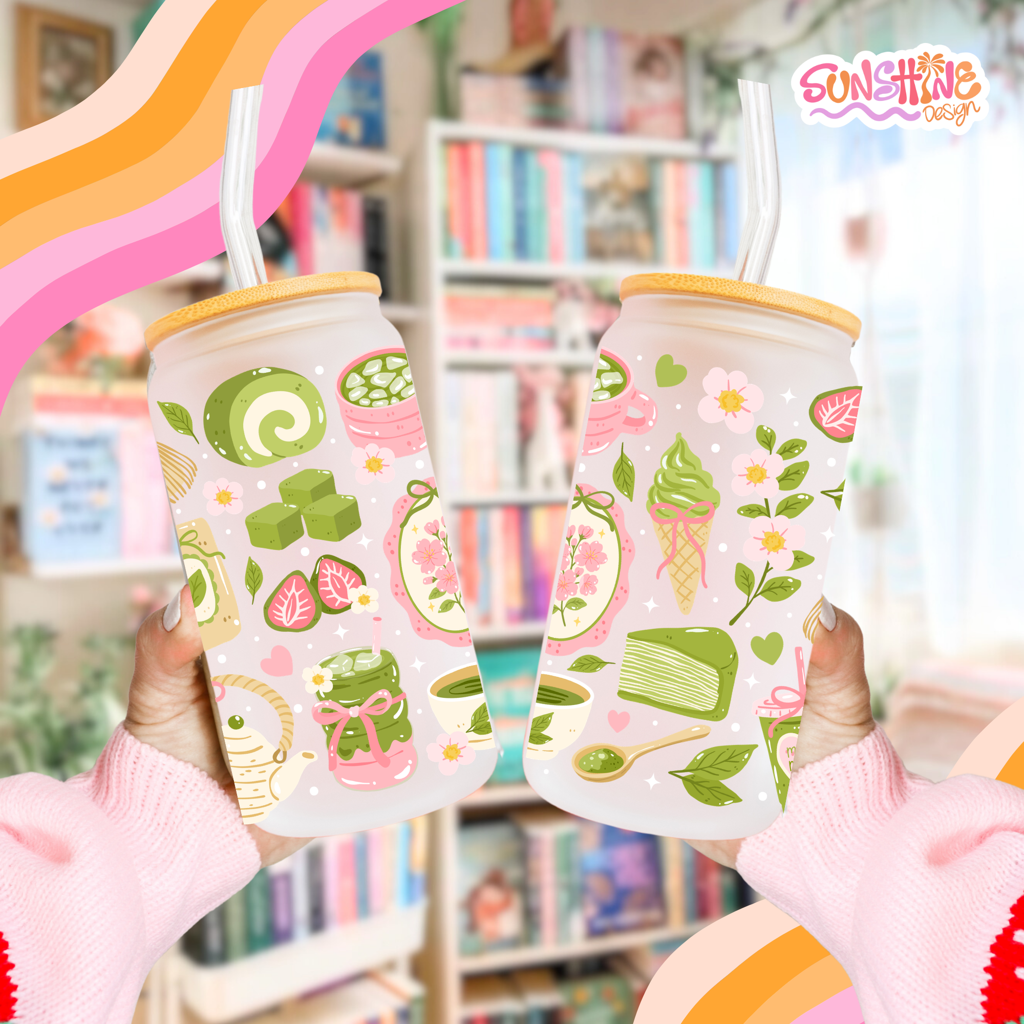 Matcha Lover Glass Cup 3