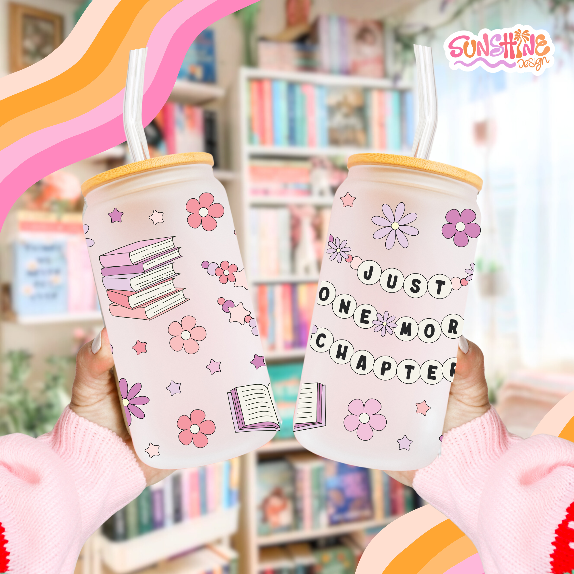 Just One More Chapter Glass Cup 3