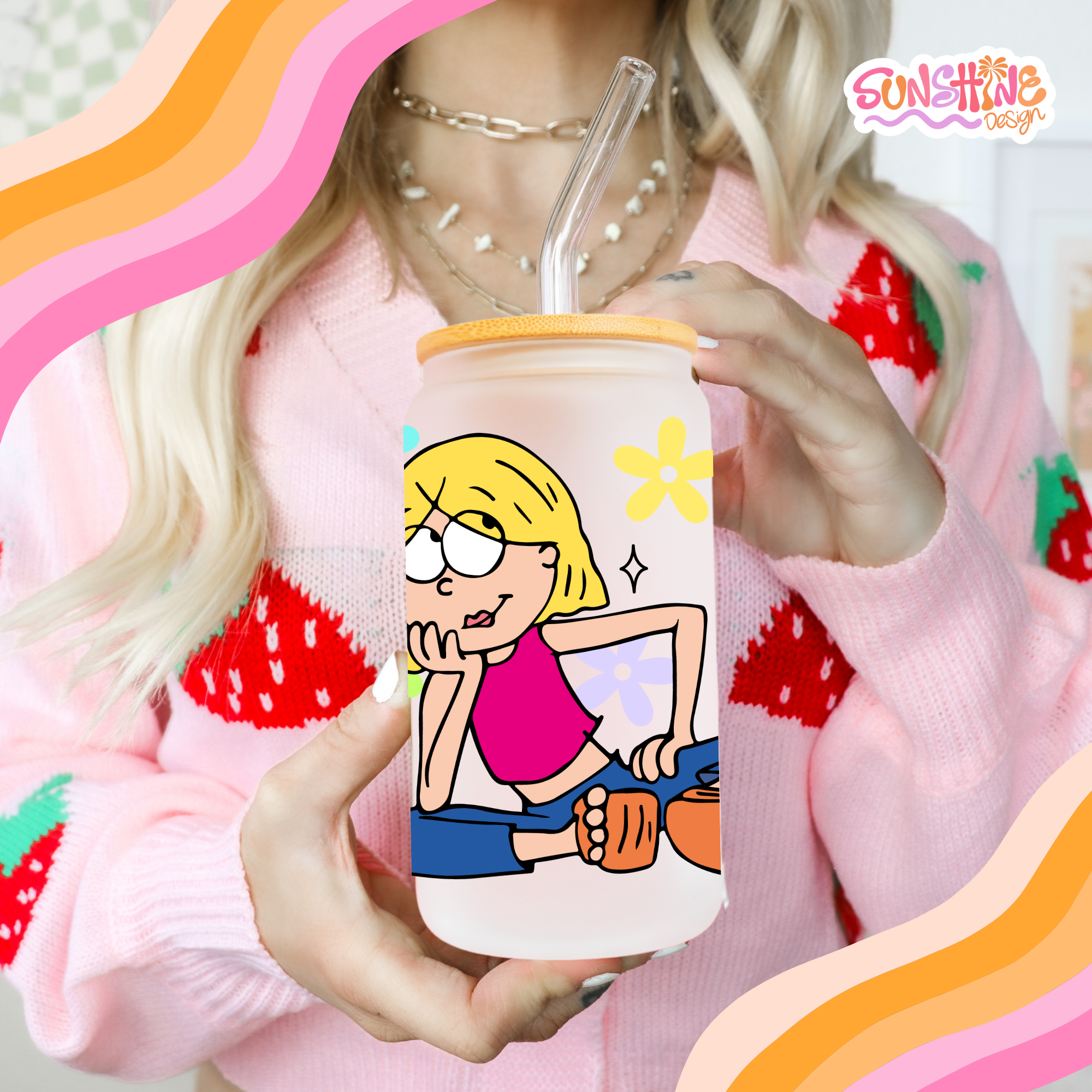 Lizzie McGuire Glass Cup 1