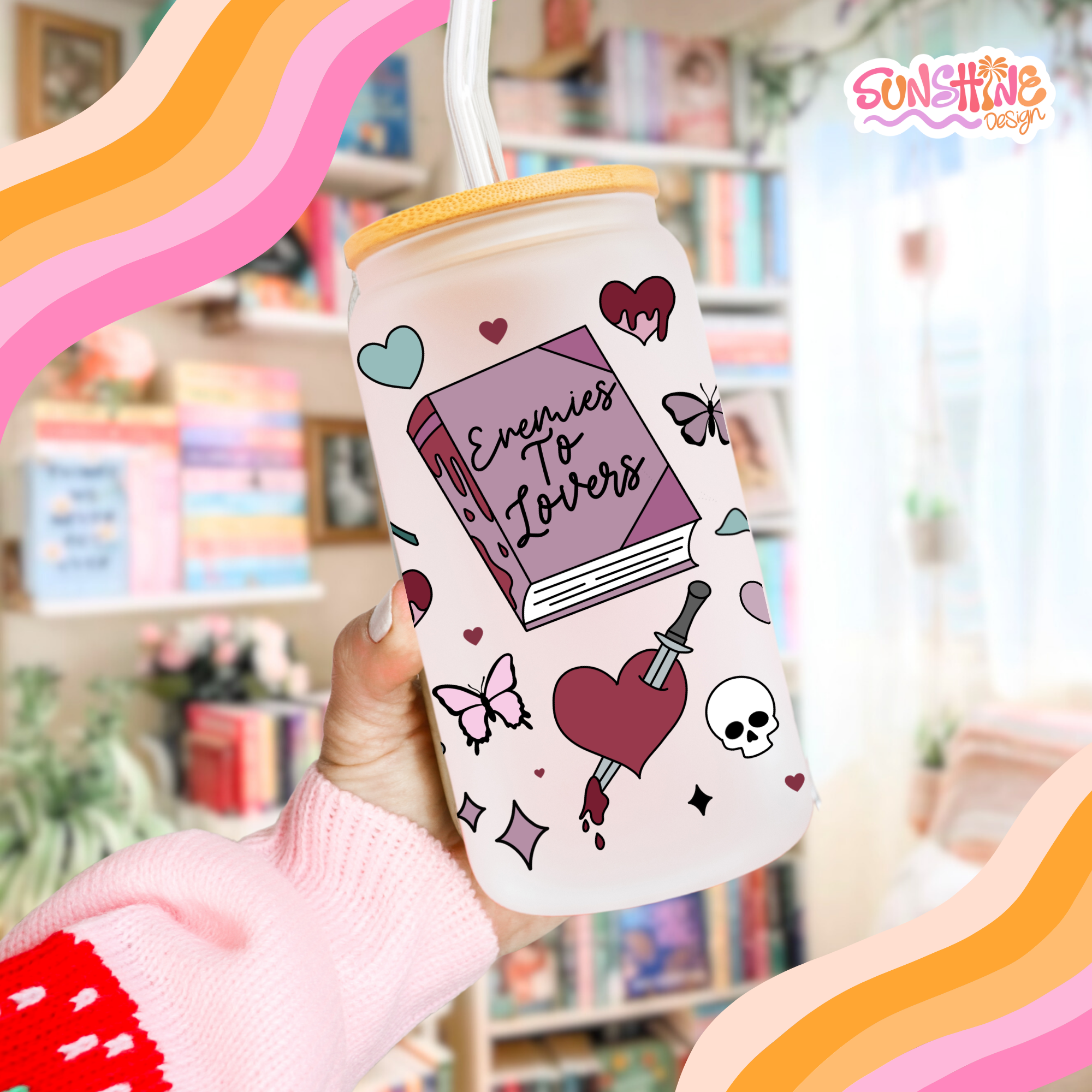 Enemies to Lovers Glass Cup 2