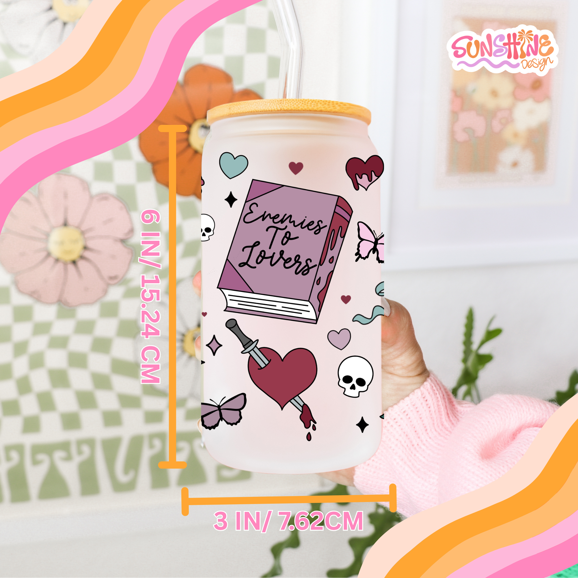 Enemies to Lovers Glass Cup 4