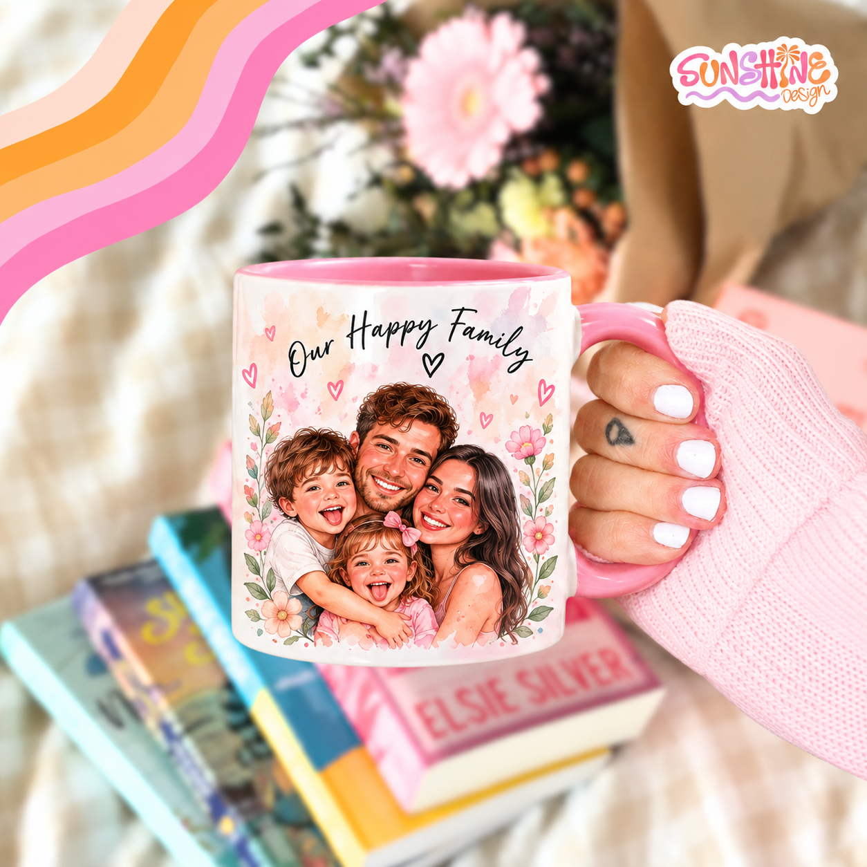 Personalized Watercolor Mugs 2