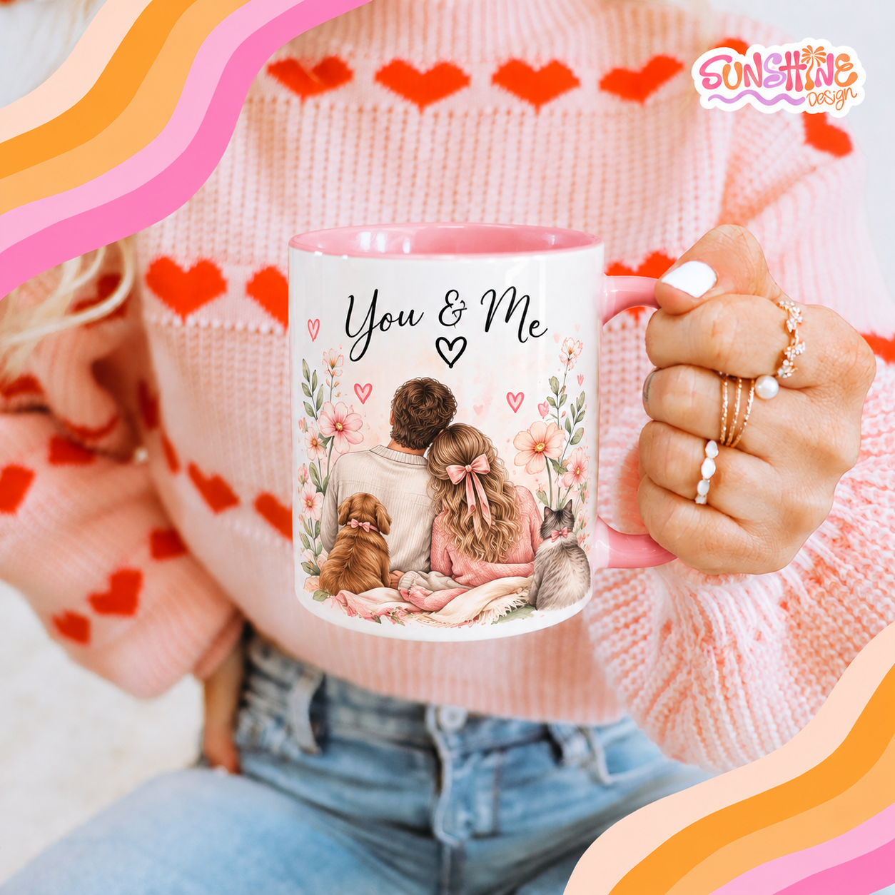 Personalized Watercolor Mugs 3
