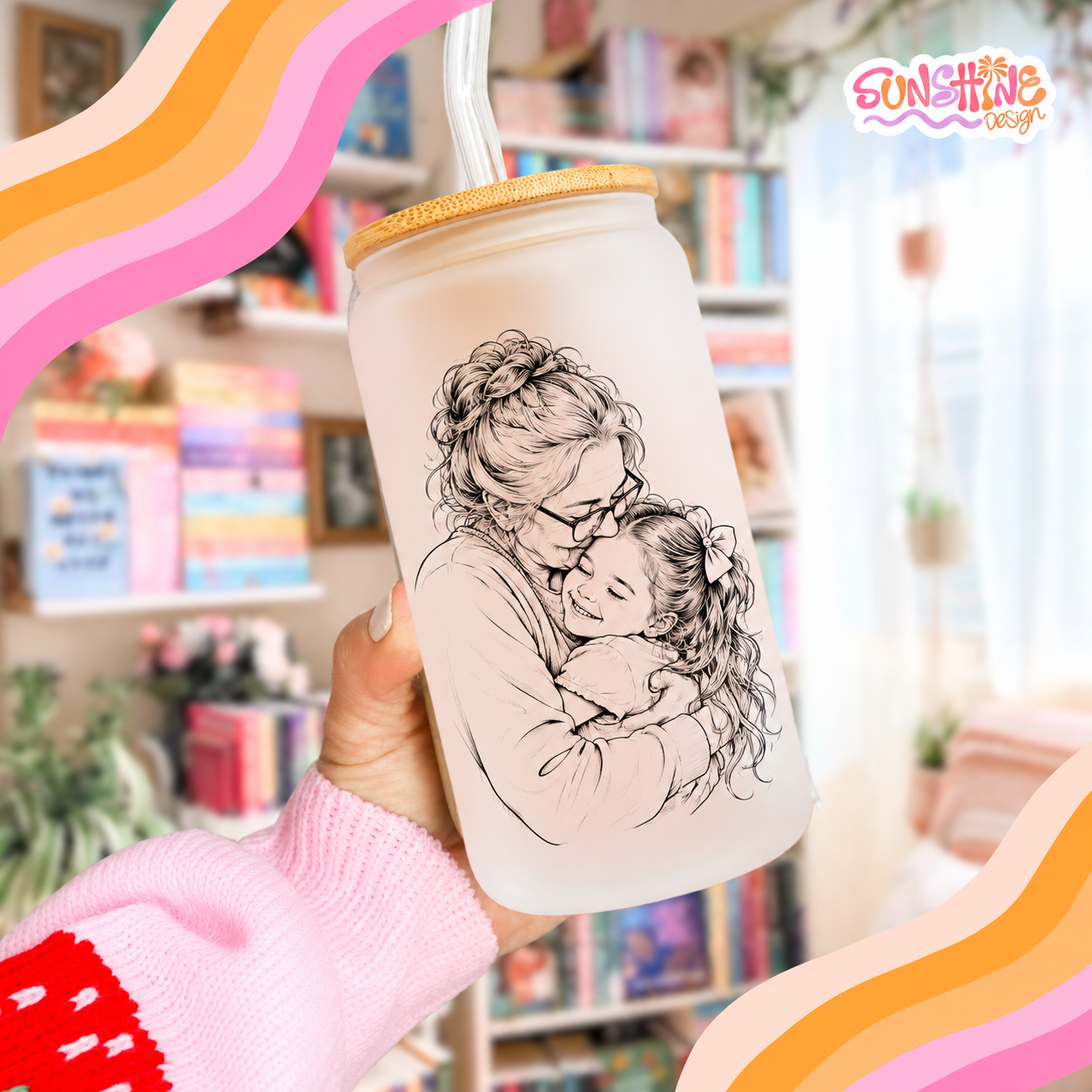 Personalized Family Glass Cups 3
