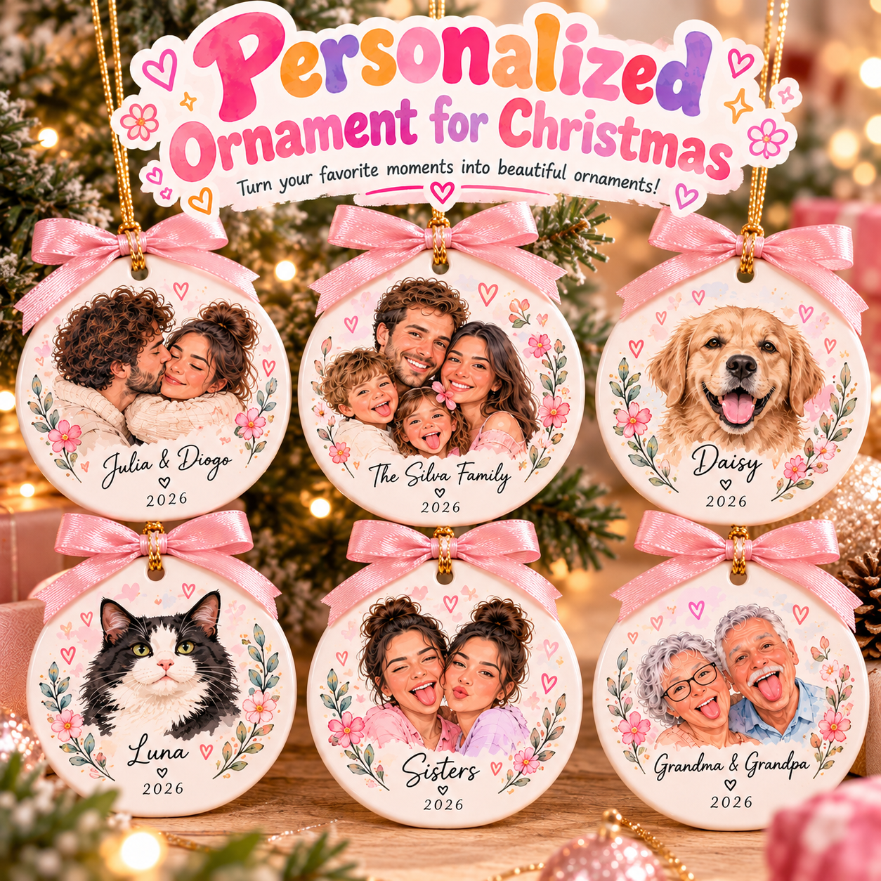 Personalized Christmas Ornaments 1