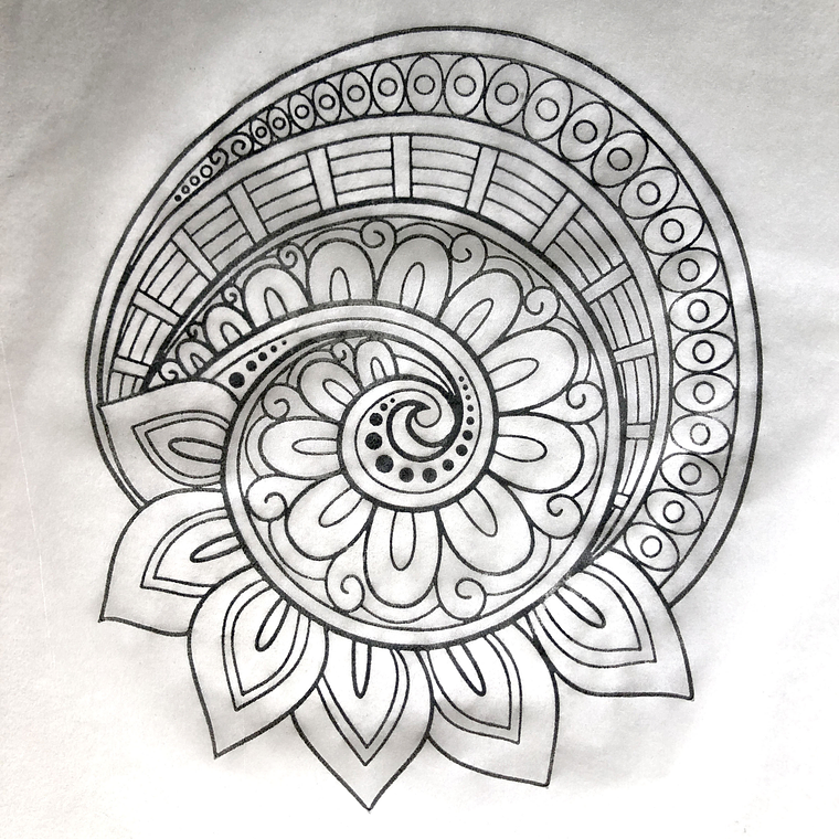 Underglaze decal (a13) 1