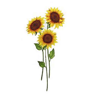Decalque Girasoles 2a 5cm