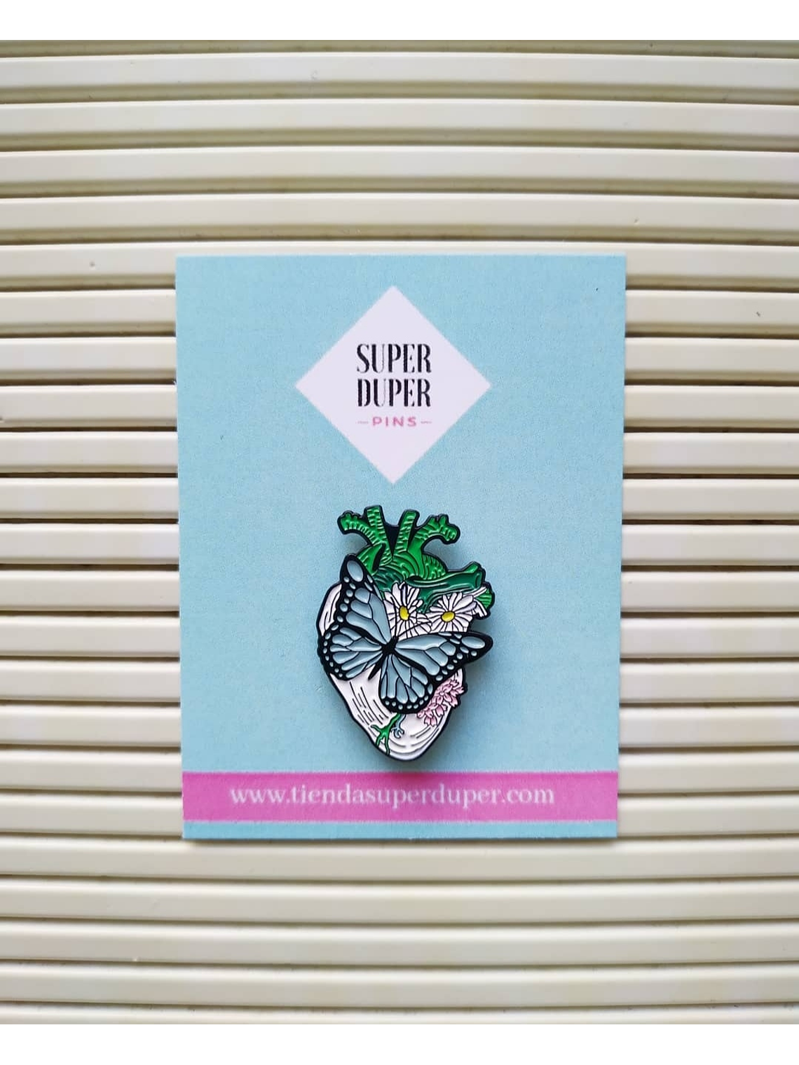 Corazón con mariposa 1