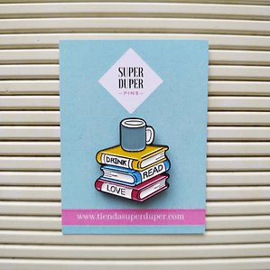 Taza y libros - Drink, read, love