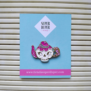 Tetera y taza Catrina