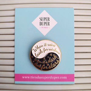 When it rains look for rainbows