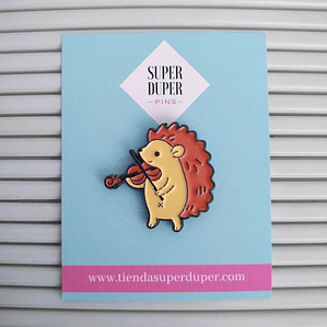 Erizos con instrumentos musicales