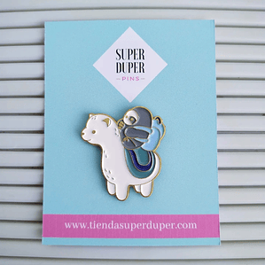 Perezoso montando llama