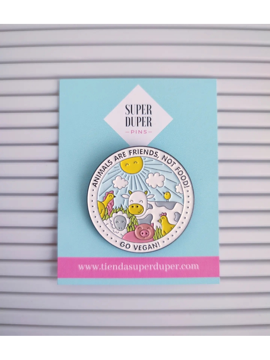 Animals are friends, not food - Go vegan 1