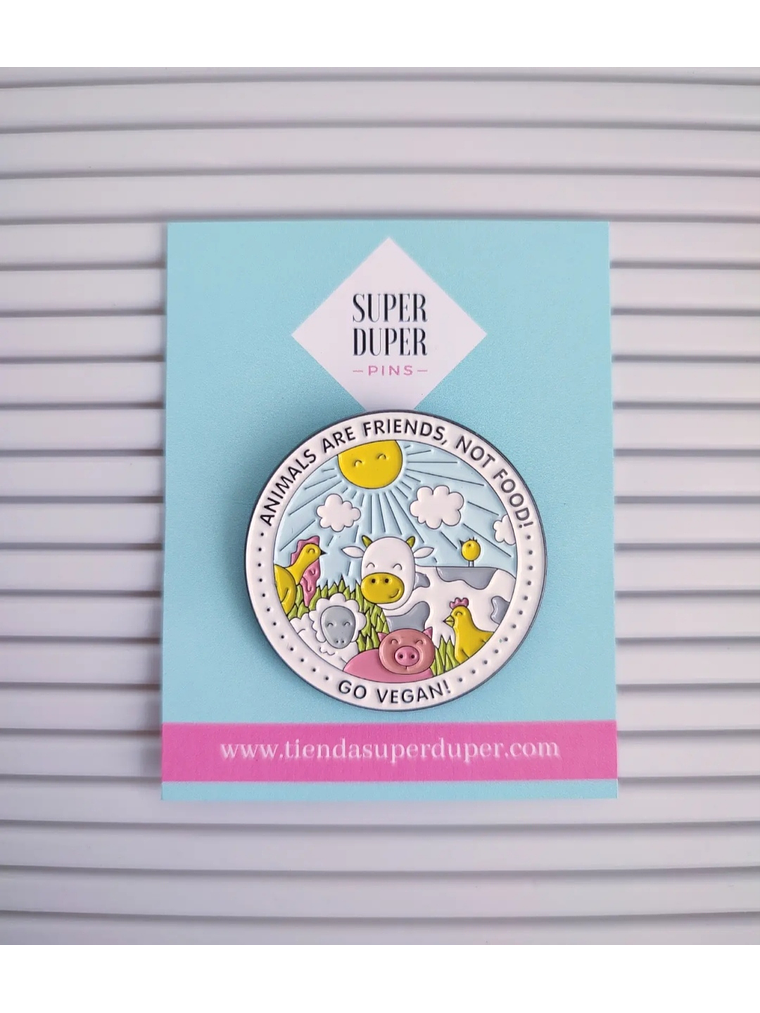 Animals are friends, not food - Go vegan 1