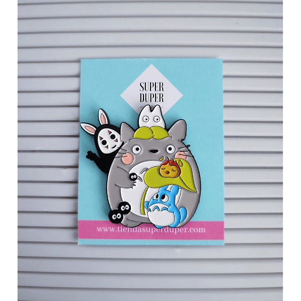 Totoro, Sin Cara, Calcifer, y Susuwataris - Studio Ghibli