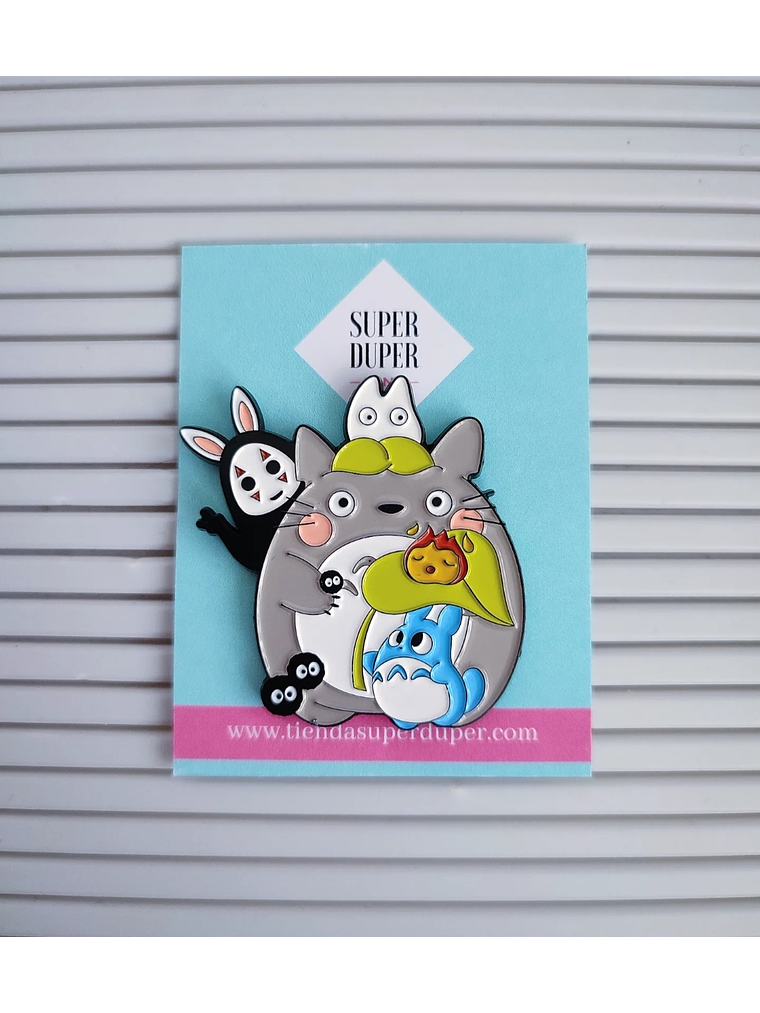 Totoro, Sin Cara, Calcifer, y Susuwataris - Studio Ghibli 1