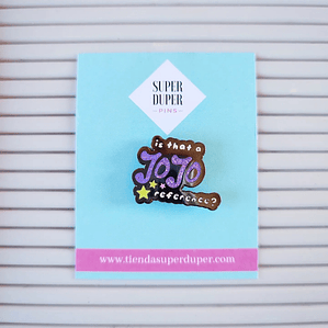 Is that a Jojo reference?