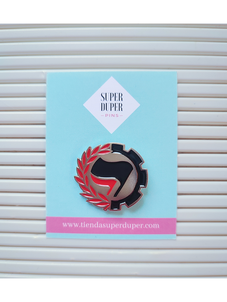 Acción Antifascista laurel + engranaje  1