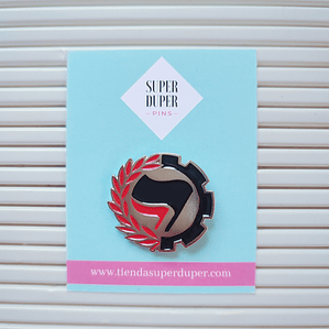 Acción Antifascista laurel + engranaje 