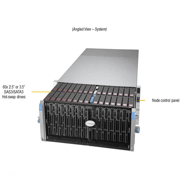 60 Bay Server Storage Supermicro