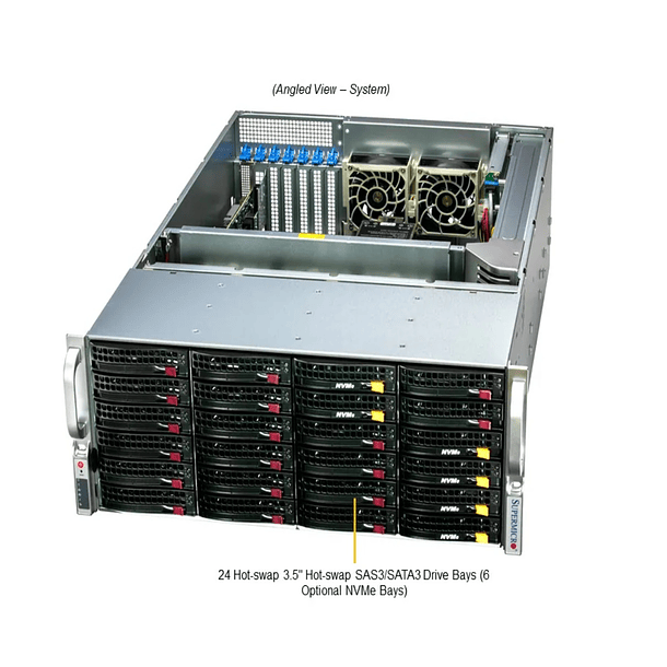 Double Sided Server Storage Supermicro