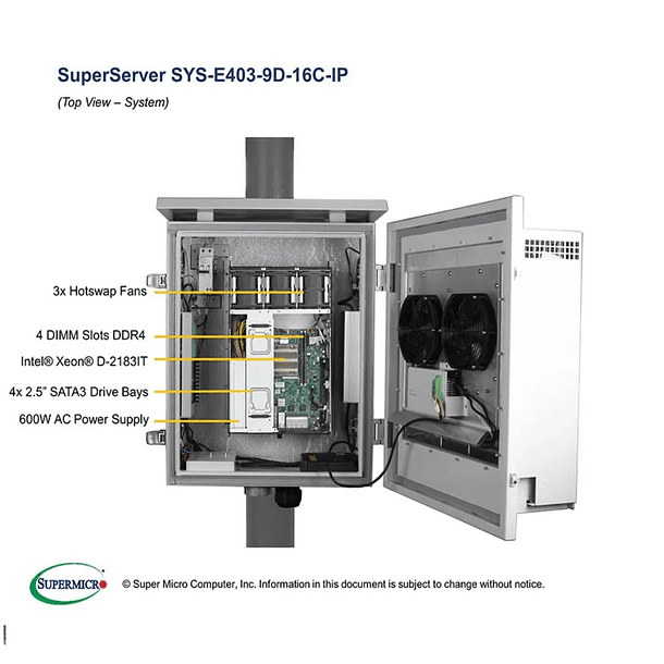 Ip65 Supermicro. Outdoor Edge Server Systems 3
