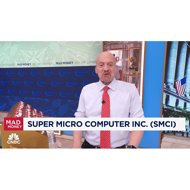 El CEO de Supermicro, Charles Liang, en Mad Money de CNBC con Jim Cramer.