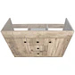 Mueble Vanitorio Base Sin Cubierta Wood Super Muebles SMD120W (120x45x80cm) - Miniatura 2