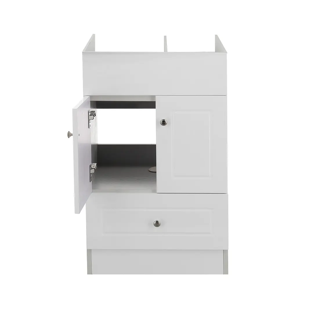 Mueble Vanitorio Base Sin Cubierta Blanco Super Muebles 50PH (50x40x80cm) 2
